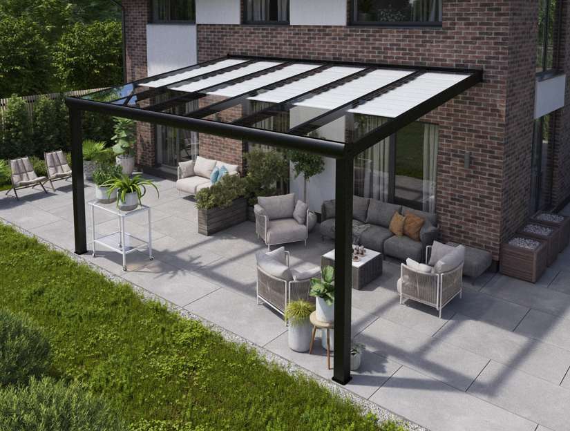 Unsere hochwertigen Terrassenüberdachungen erfüllen Ihre individuellen Ansprüche