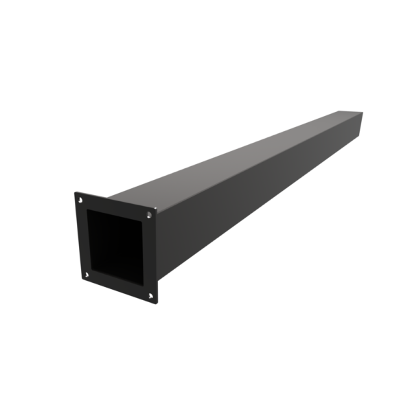 Pfosten matt anthrazit, 3500mm