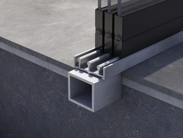 Fundament Unterkonstruktion 3 - Spurig