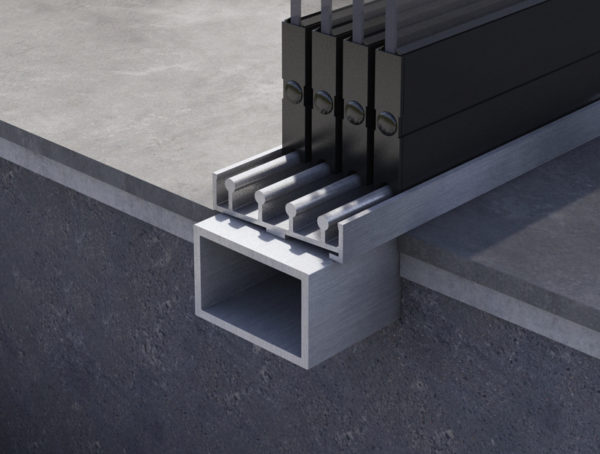 Fundament Unterkonstruktion 4 - Spurig