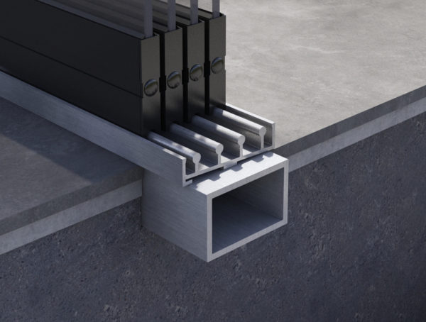 Fundament Unterkonstruktion 4 - Spurig