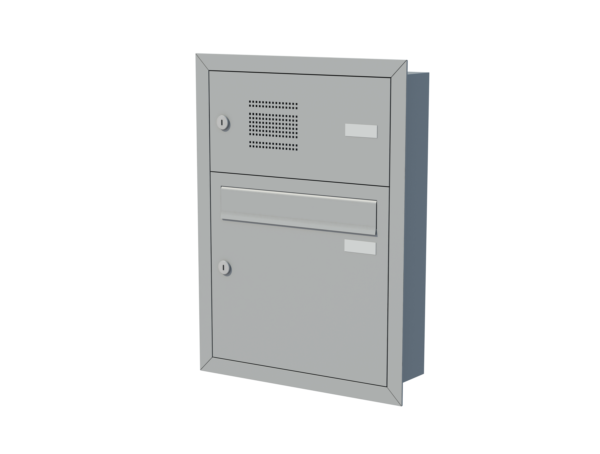 Alu Vordach 250 cm mit Seitenteil rechts