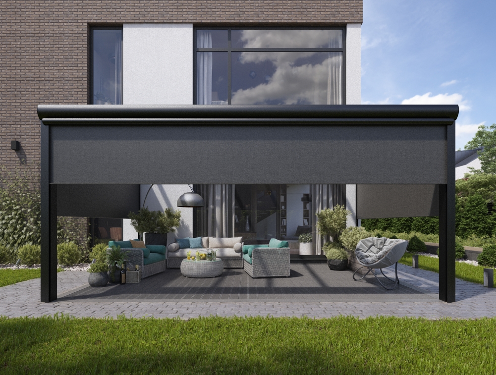 Senkrechtmarkisen für Wintergarten